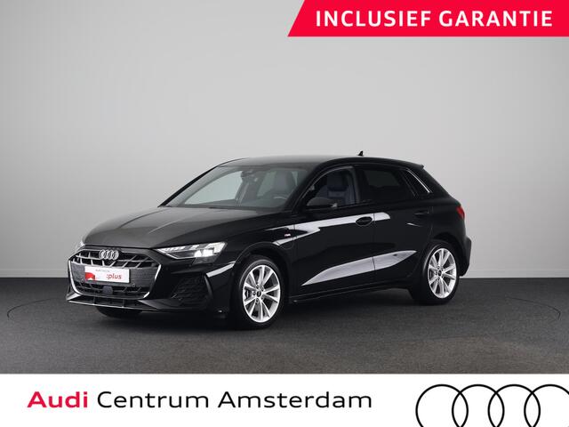 Audi A3 Sportback on 204 pk S-tronic | Verlengde garantie | Navigatie | Parkeersensoren (Park assist) | Achteruitrijcamera | Adaptieve cruise control | Stoelverwarming | S-Line |