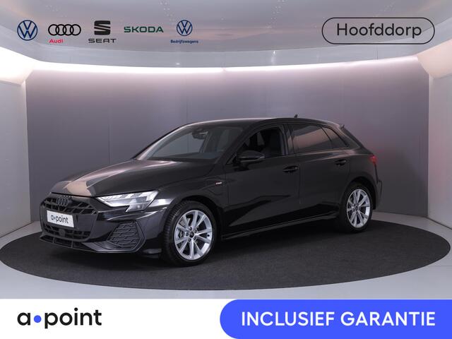 Audi A3 Sportback on 204 pk S-tronic | Verlengde garantie | Navigatie | Parkeersensoren (Park assist) | Achteruitrijcamera | Adaptieve cruise control | Stoelverwarming | S-Line |