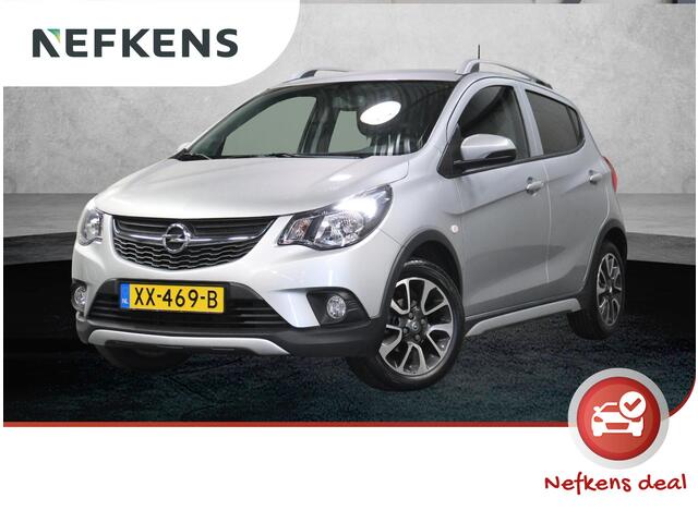 Opel Karl Online Edition 75PK | 1ste eigenaar | AppleCarplay/AndroidAuto | Airco | Bluetooth | 15"LMV | Isofix | LED | Privacy Glass | Parkeersensoren | DAB Radio | Dakrails |