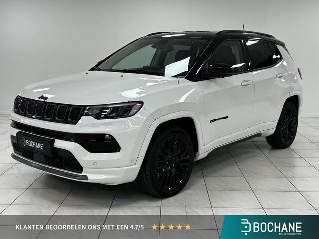 Jeep Compass in Hybrid Electric S NAVIGATIE | RONDOM ZICHT CAMERA | LEDEREN BEKLEDING | ELEKTRISCHE ACHTERKLEP
