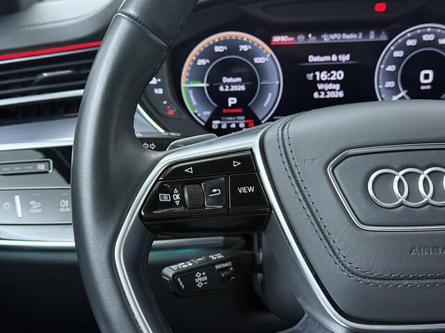 Audi A8 e quattro | 462 PK | SoH 89% | Panoramadak | Digitale Matrix LED koplampen | Nachtzicht assistent | Head-up display | 360 graden Area view  | 21" LM velgen | S line | Luchtvering | Vierwielbesturing |