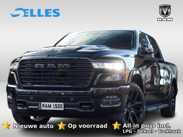 Dodge 1500 .0L HURRICANE LARAMIE Night | BPM VRIJ | NIEUW  | LPG | Deksel  | Panoramadak