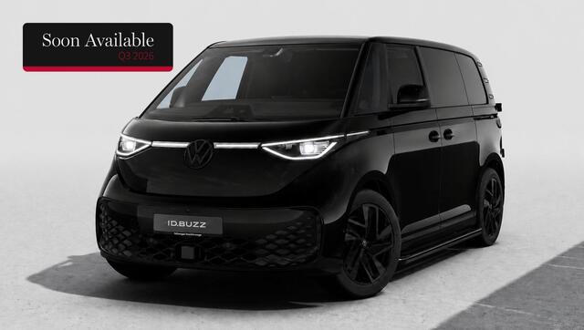 Volkswagen ID. Buzz Cargo 9 kWh "Black Edition" | Trekhaak | 2x Schuifdeur incl. sluithulp | Sidebars | Leder interieur | 20" inch "Solna" | Achterdeuren |