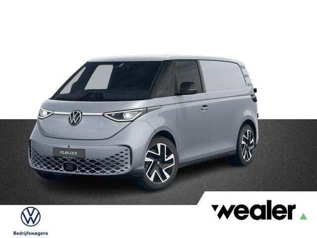 Volkswagen ID. Buzz Cargo ted Edition Elektromotor 250 kW (340 pk) | Trekhaak elektrisch | 360° camera | Navigatie | Schuifdeur met sluithulp | Stuurverwarming